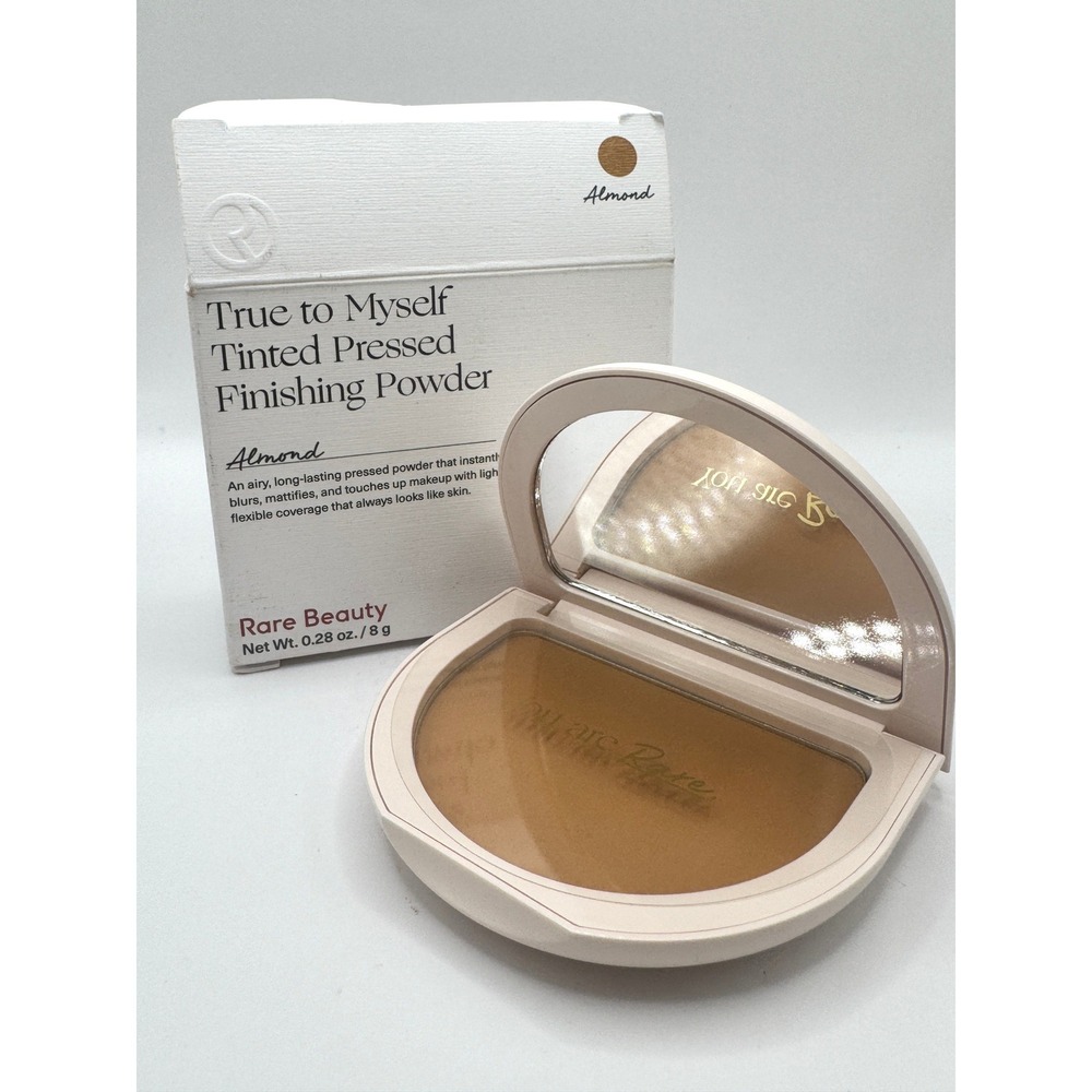 Rare Beauty Pressed Finishing Powder Almond NIB